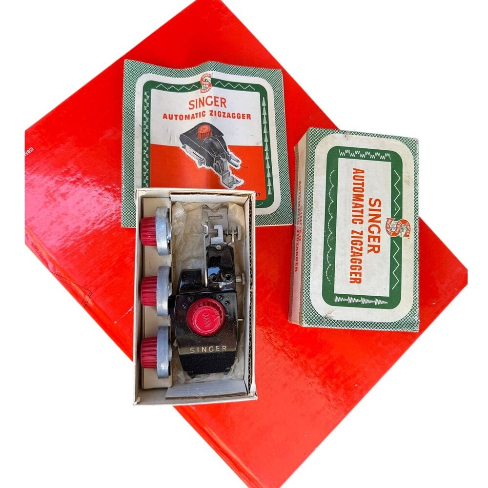 vintage Singer Automatic Zigzagger  #160986 for straight-stitch sewing machine